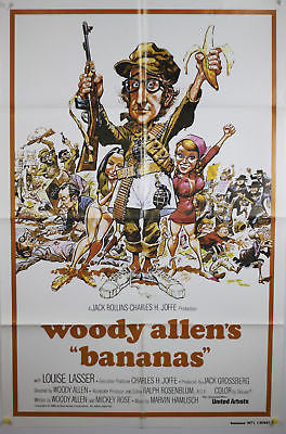 Bananas Woody Allen Original Movie Poster 27x41"