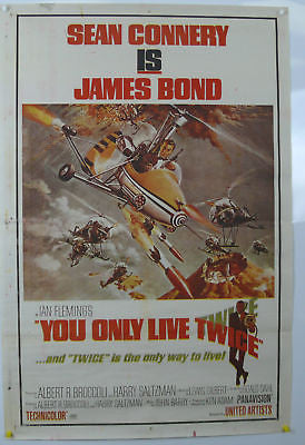 James Bond You Only Live Twice Original Movie Poster