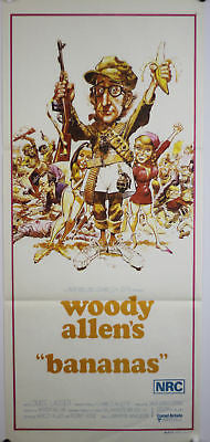 Bananas Woody Allen Australian Original Movie Poster