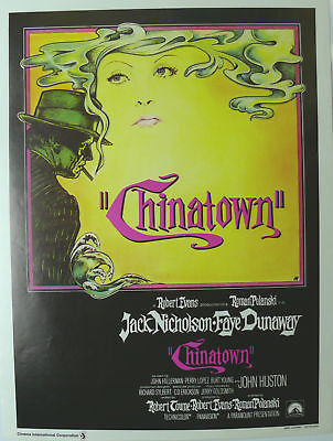 Chinatown Original Movie Poster 1974 Belgian