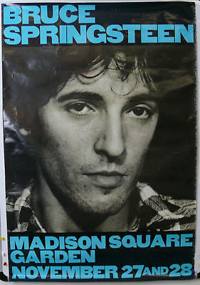 Springsteen Madison Sq Garden Original Concert Poster