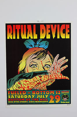 Ritual Device Poster 1995 signed by Kozik  #1136/1425