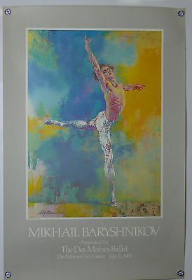 Baryshnikov Original Ballet Poster 1983 LeRoy Neiman