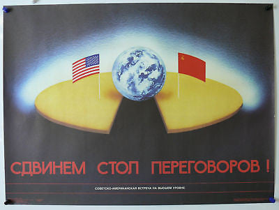 Glasnost Era Russian Soviet Propaganda Original Poster