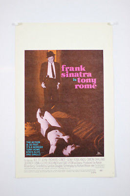 Sinatra Tony Rome Original Movie Poster 14x22"