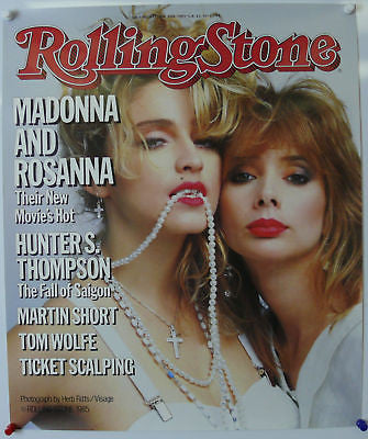 Madonna Rolling Stone Magazine Original Promo Poster
