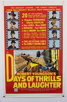 Days of Thrills & Laughter Original Movie Poster 27x41