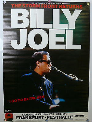 Billy Joel Original Concert Poster 1990